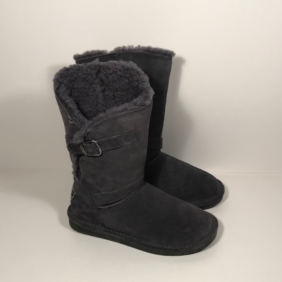 BearPaw | Shoes | Bearpaw Tatum Gray Suede Boots Women Size 6 | Poshmark